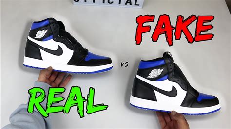 nike air jordan 1 royal fake